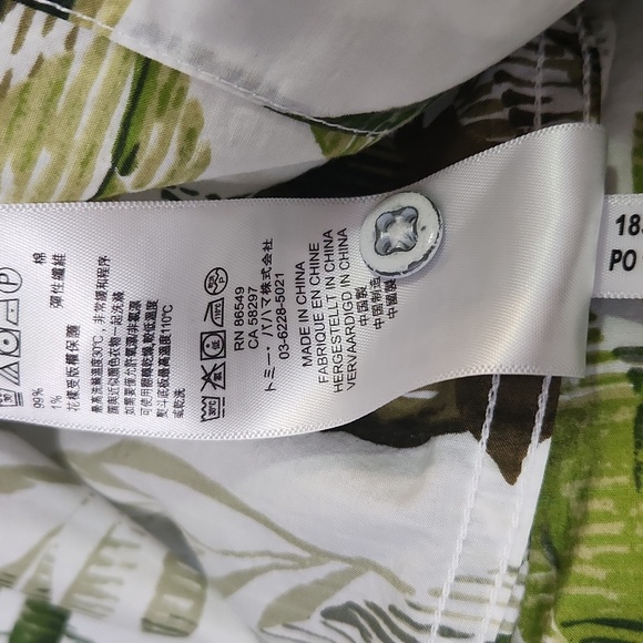 Tommy Bahama men's tropical palm tree  size XL men's resortwear shirt 99% cotton - Picture 11 of 12